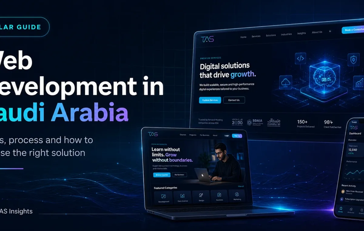 Web development company building a Saudi Arabia website