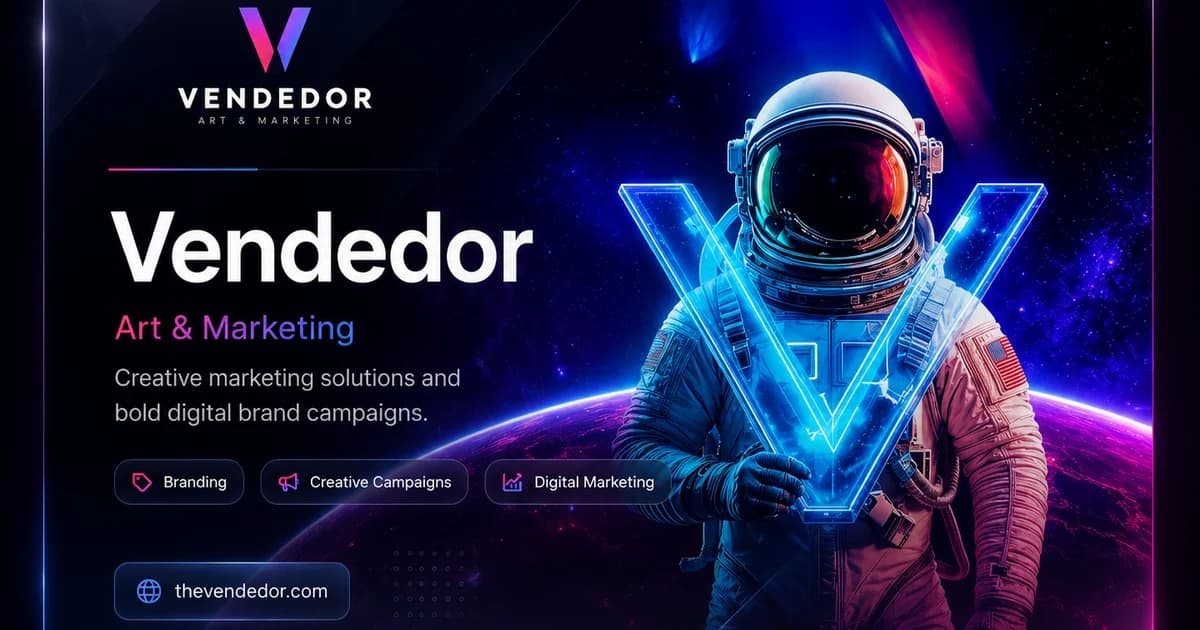 Vendedor website and digital product showcase by TAS